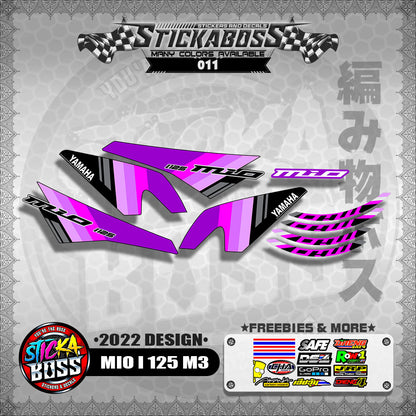 MIO I 125 M3 STOCK DECALS (2022 DESIGN)【WITH FREEBIES】