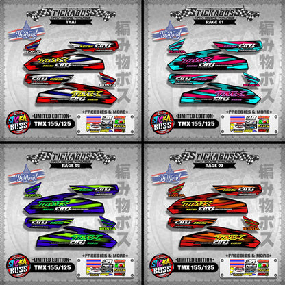 TMX 155 / 125 THAI DECALS ( LIMITED EDITION )【WITH FREEBIES】