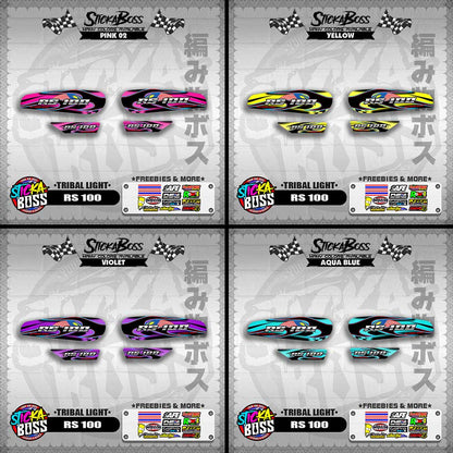 RS 100 DECALS ( TRIBAL LIGHT )【WITH FREEBIES】