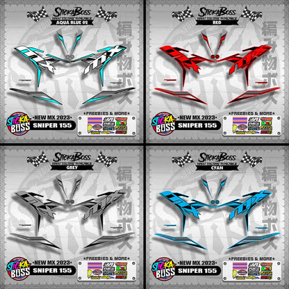 SNIPER 155 DECALS ( NEW MX 2023 )【WITH FREEBIES】