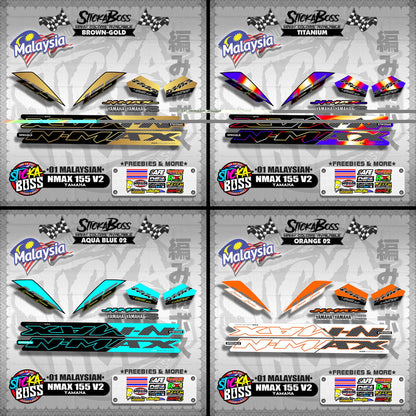 NMAX 155 V2 DECALS ( 01 MALAYSIAN ) 【WITH FREEBIES】