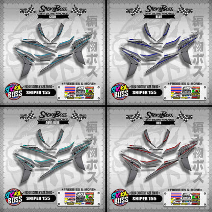 SNIPER 155 DECALS ( 2024 EXCITER Y16ZR ZIN RC )【WITH FREEBIES】