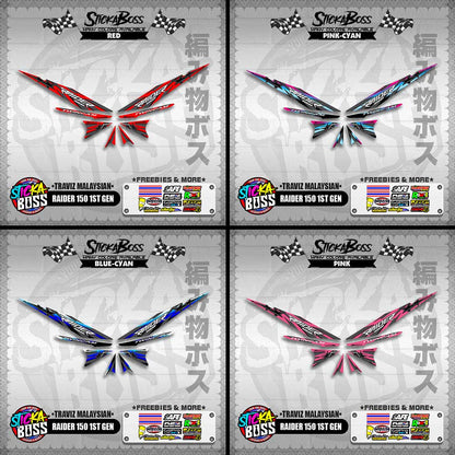 RAIDER 150 1ST GEN DECALS ( TRAVIZ MALAYSIAN )【WITH FREEBIES】