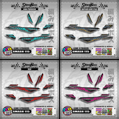 SMASH 115 DECALS ( LINE STRIKER )【WITH FREEBIES】