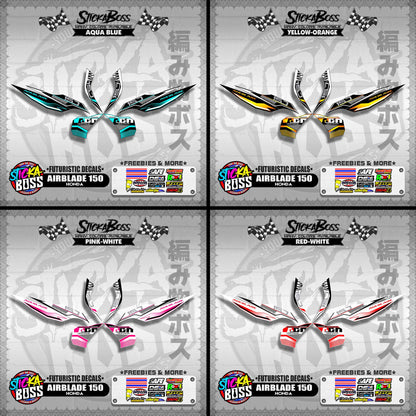 AIRBLADE 150 ( FUTURISTIC DECALS )【WITH FREEBIES】