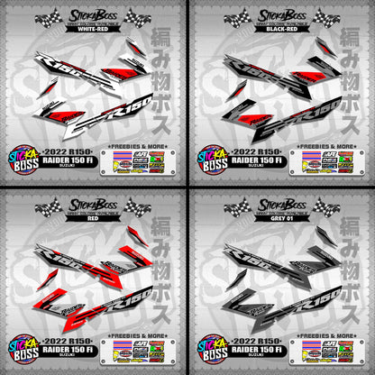 RAIDER 150 Fi ( 2022 R150 DECALS )【WITH FREEBIES】