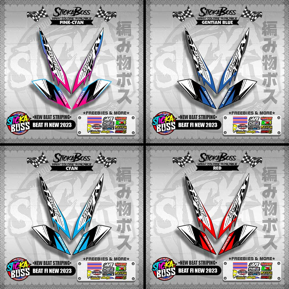 BEAT FI NEW 2023 DECALS ( NEW BEAT STRIPING )【WITH FREEBIES】