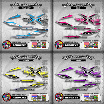 AEROX V2 DECALS ( NEW SPECIAL 2023 )【WITH FREEBIES】