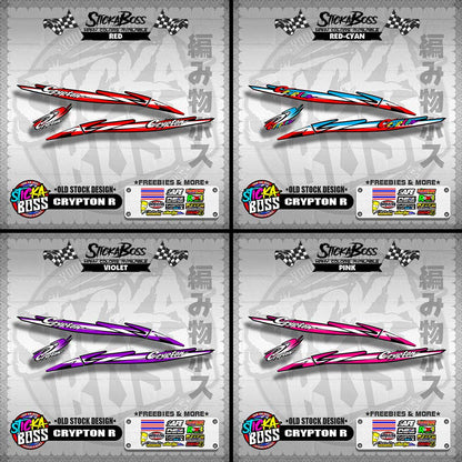 CRYPTON R DECALS ( OLD STOCK DESIGN )【WITH FREEBIES】