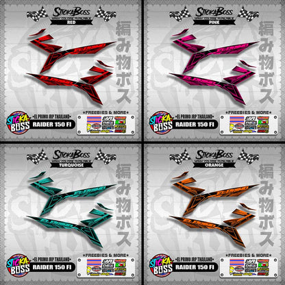 RAIDER 150 FI DECALS ( EL PRIMO JRP THAILAND )【WITH FREEBIES】