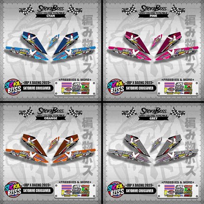 SKYDRIVE CROSSOVER DECALS ( JRP X DAENG 2023 )【WITH FREEBIES】