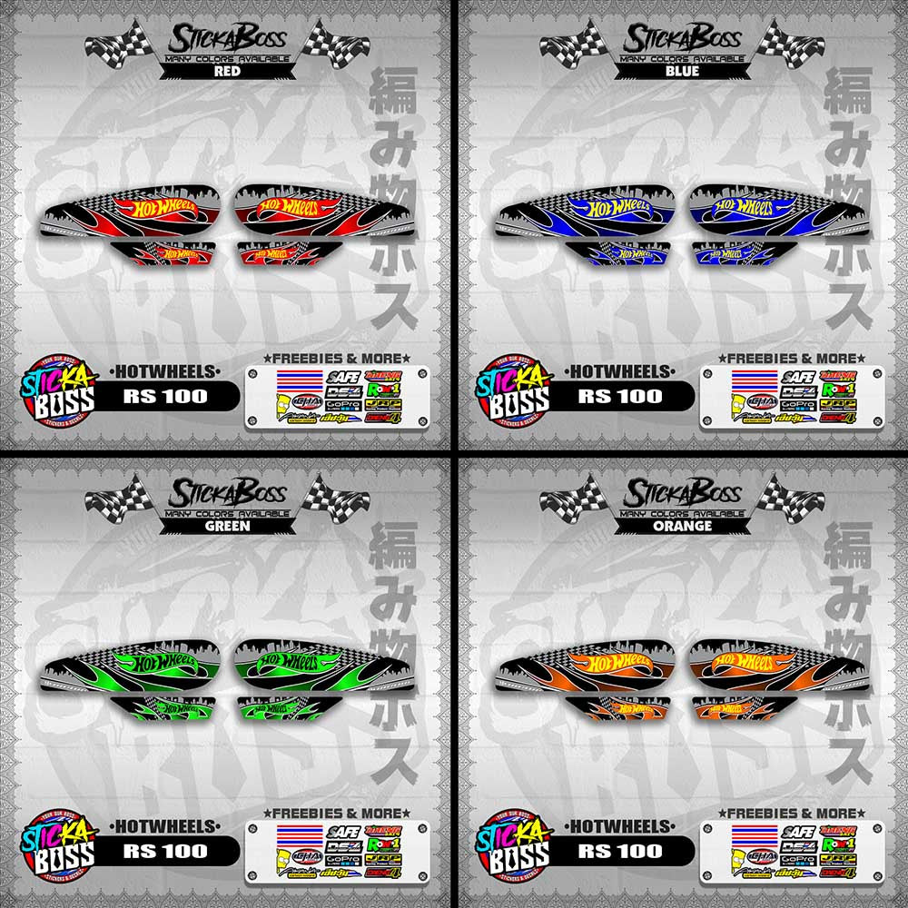 RS 100 DECALS ( HOTWHEELS )【WITH FREEBIES】