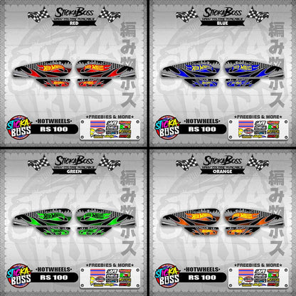 RS 100 DECALS ( HOTWHEELS )【WITH FREEBIES】