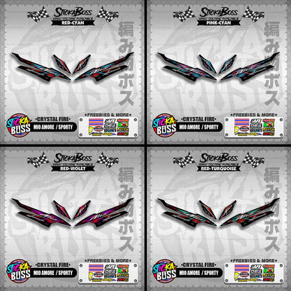 MIO AMORE /  SPORTY DECALS ( CRYSTAL FIRE )【WITH FREEBIES】