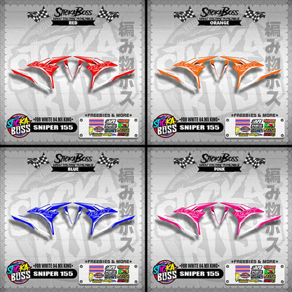 SNIPER 155 DECALS ( FOR WHITE 04 MX KING )【WITH FREEBIES】