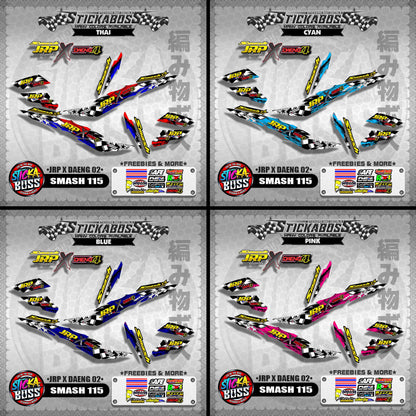 SMASH 115 DECALS ( JRP X DAENG 02 )【WITH FREEBIES】