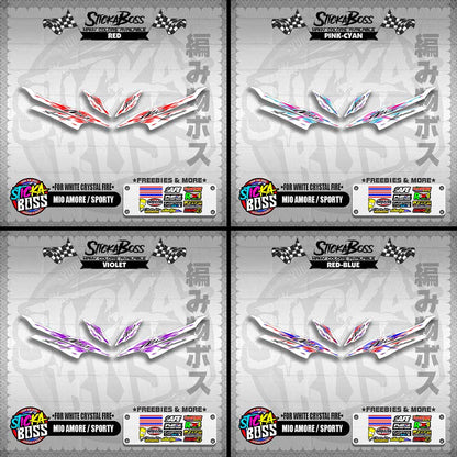 MIO AMORE / SPORTY DECALS ( FOR WHITE CRYSTAL FIRE )【WITH FREEBIES】