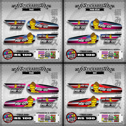 RS 100 THAILAND DECAL【WITH FREEBIES】