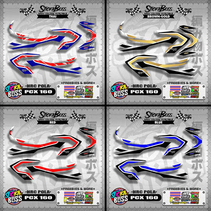 PCX 160 DECALS ( HRC POLA )【WITH FREEBIES】