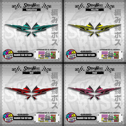 RAIDER 150 1ST GEN DECALS ( GARANSI )【WITH FREEBIES】