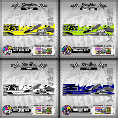 MIO MXI 125 STOCK DECALS ( NEW MODEL DESIGN )【WITH FREEBIES】