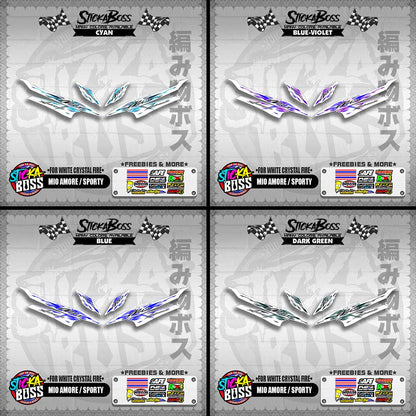 MIO AMORE / SPORTY DECALS ( FOR WHITE CRYSTAL FIRE )【WITH FREEBIES】