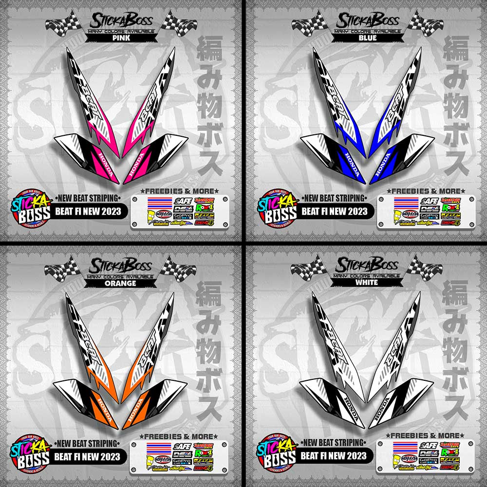 BEAT FI NEW 2023 DECALS ( NEW BEAT STRIPING )【WITH FREEBIES】