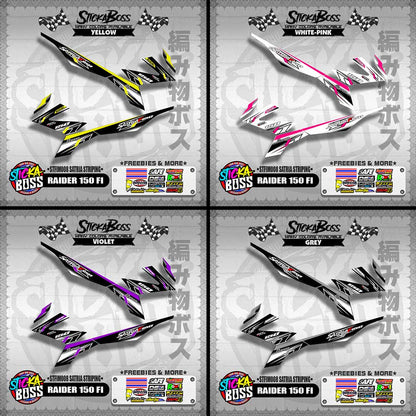 RAIDER 150 FI DECALS ( STFIM008 SATRIA STRIPING )【WITH FREEBIES】