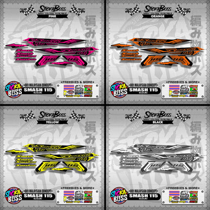 SMASH 115 DECALS ( 001 MALAYSIAN CONCEPT )【WITH FREEBIES】