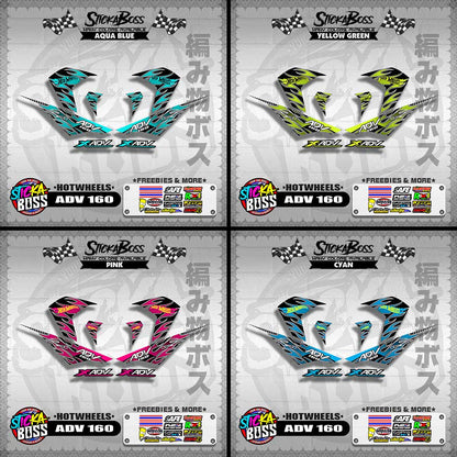 ADV 160 DECALS ( HOTWHEELS )【WITH FREEBIES】