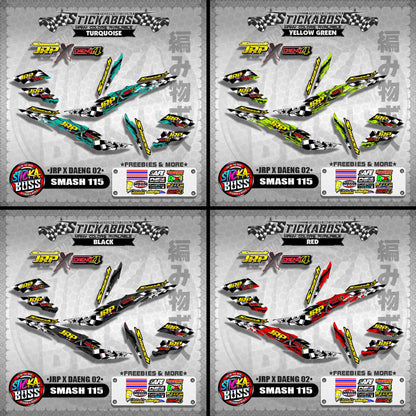 SMASH 115 DECALS ( JRP X DAENG 02 )【WITH FREEBIES】