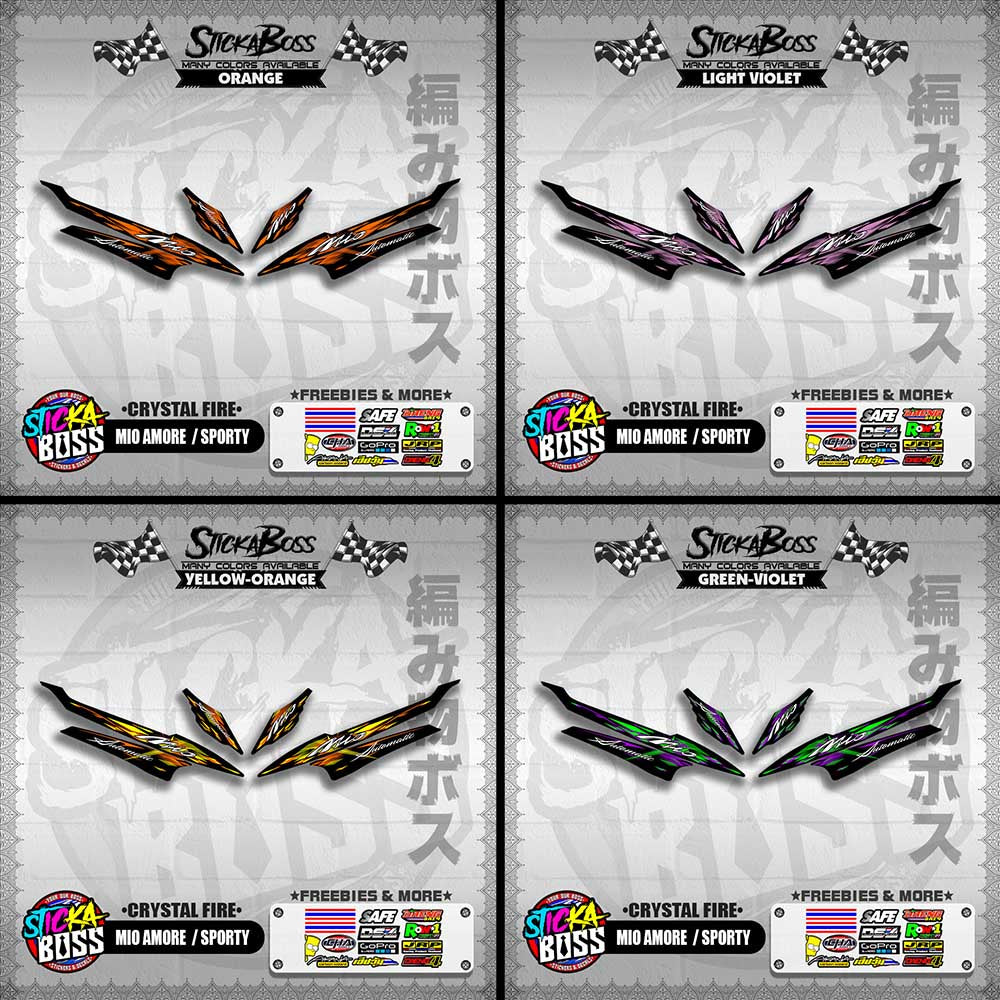 MIO AMORE /  SPORTY DECALS ( CRYSTAL FIRE )【WITH FREEBIES】