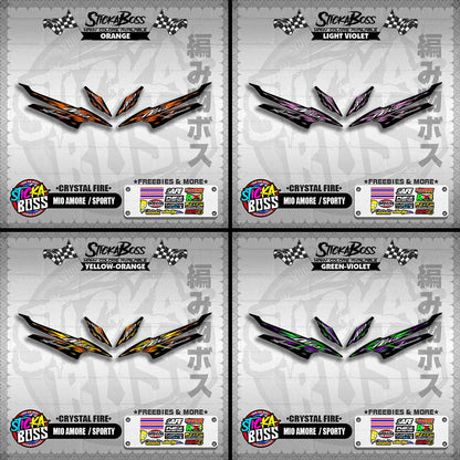 MIO AMORE /  SPORTY DECALS ( CRYSTAL FIRE )【WITH FREEBIES】