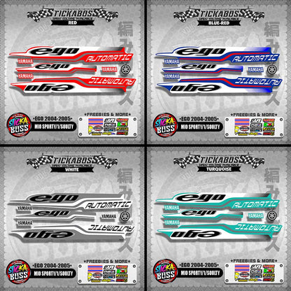 MIO SPORTY / MIO 1 / SOULTY DECALS ( EGO 2004-2005 )【WITH FREEBIES】