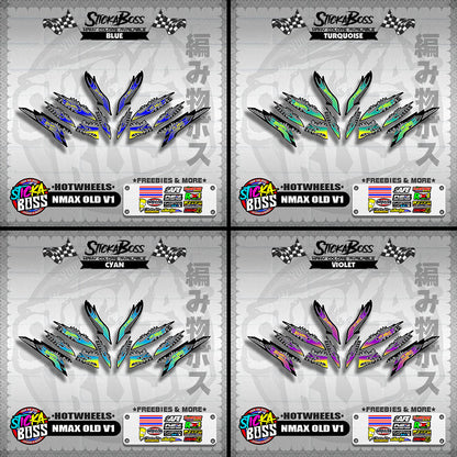 NMAX OLD V1 DECALS ( HOTWHEELS )【WITH FREEBIES】