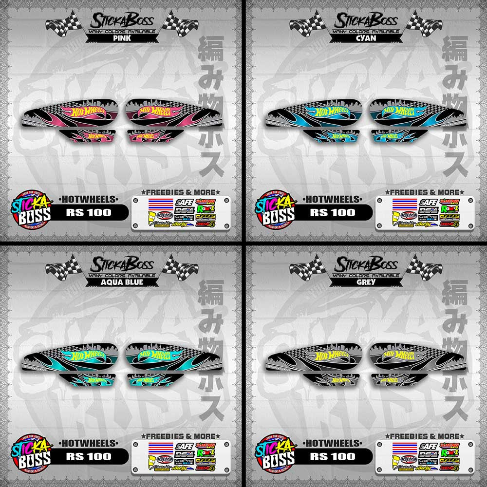 RS 100 DECALS ( HOTWHEELS )【WITH FREEBIES】