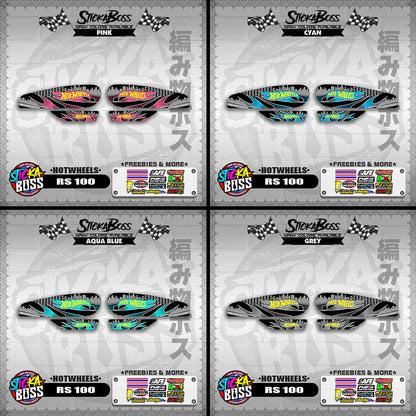 RS 100 DECALS ( HOTWHEELS )【WITH FREEBIES】