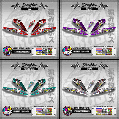 SKYDRIVE CROSSOVER DECALS ( JRP X DAENG 2023 )【WITH FREEBIES】