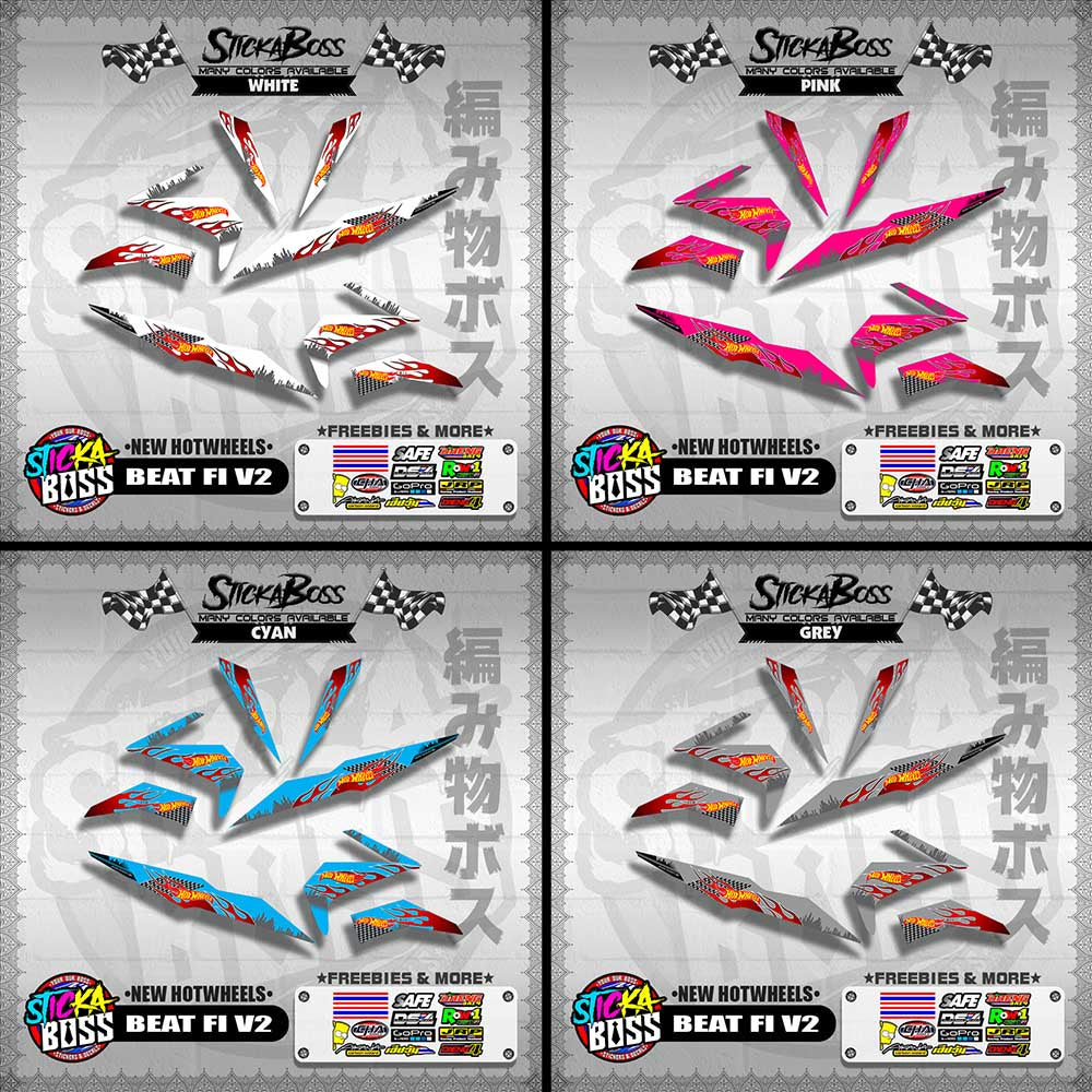 BEAT FI V2 DECALS ( NEW HOTWHEELS )【WITH FREEBIES】