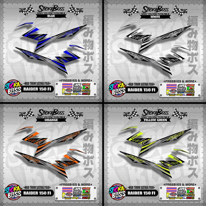 RAIDER 150 FI DECALS ( NGO TRUM SATRIA F150 )【WITH FREEBIES】