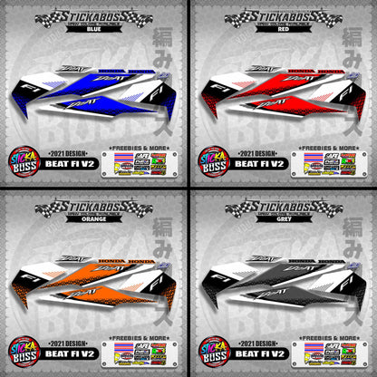 BEAT FI V2 STOCK DECALS ( 2021 DESIGN )【WITH FREEBIES】