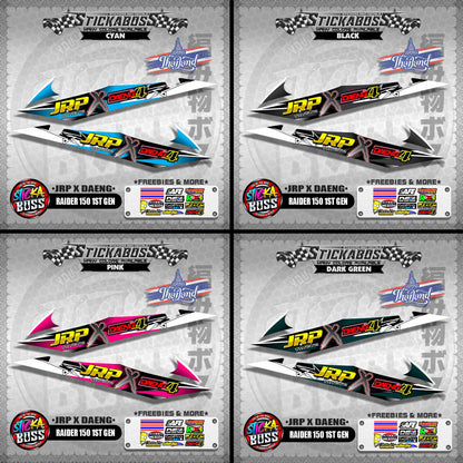 RAIDER 150 1ST GEN DECALS ( JRP X DAENG )【WITH FREEBIES】