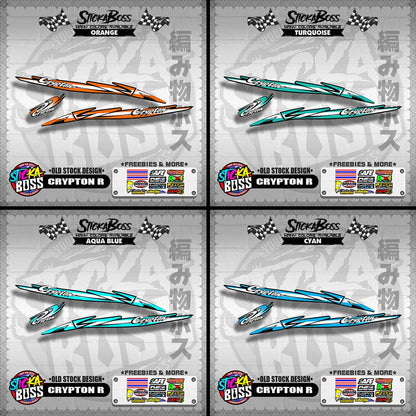 CRYPTON R DECALS ( OLD STOCK DESIGN )【WITH FREEBIES】