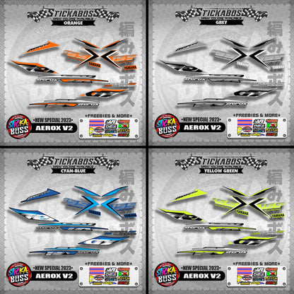 AEROX V2 DECALS ( NEW SPECIAL 2023 )【WITH FREEBIES】