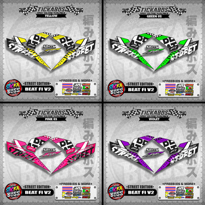 BEAT Fi V2 STOCK DECALS ( STREET EDITION )【WITH FREEBIES】