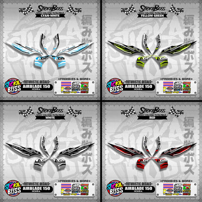 AIRBLADE 150 ( FUTURISTIC DECALS )【WITH FREEBIES】