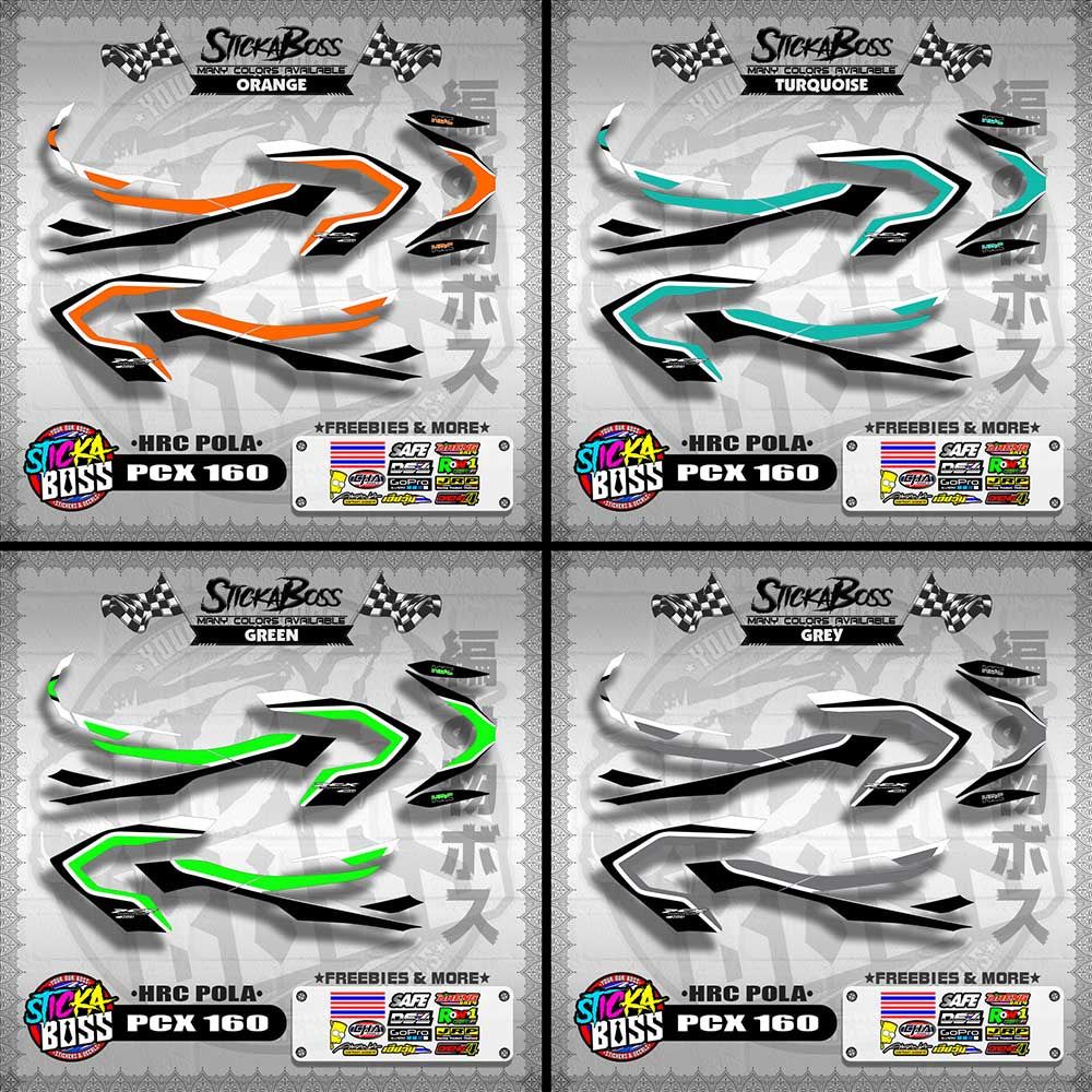 PCX 160 DECALS ( HRC POLA )【WITH FREEBIES】