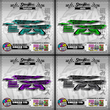 SMASH 115 DECALS ( 001 MALAYSIAN CONCEPT )【WITH FREEBIES】