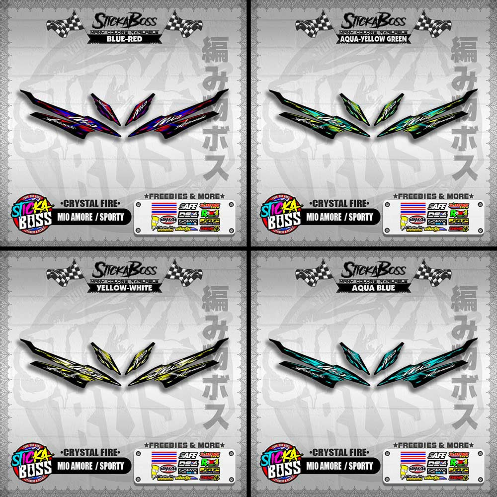 MIO AMORE /  SPORTY DECALS ( CRYSTAL FIRE )【WITH FREEBIES】