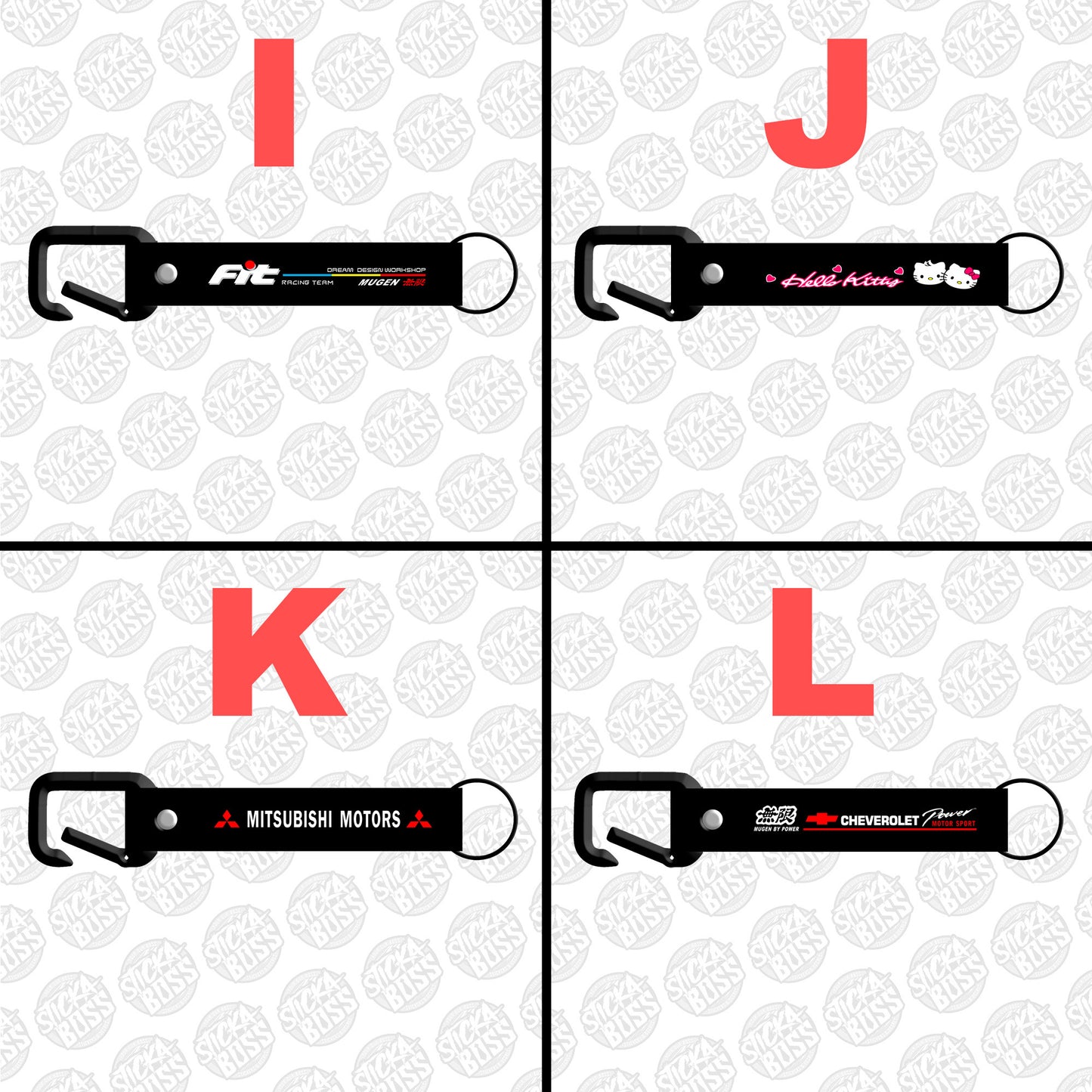 ASSORTED PART 7 KEYCHAIN / KEYHOLDER / KEYLACE